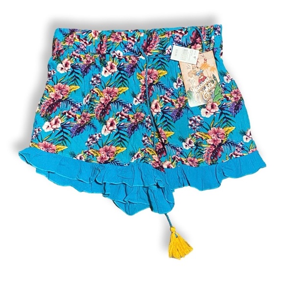 Vintage Self Esteem Floral Shorts - New with Tags (Large) - Picture 1 of 2